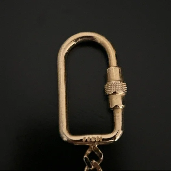 Fendi Gold and Silver Zucca Keychain - Picture 4 of 4